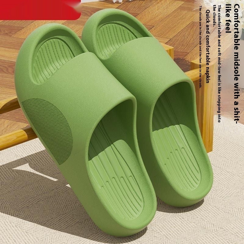 Men's Summer Slip-on Thick-soled Slippers For Outer Wear