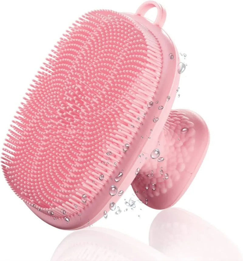 Handheld Face Decontamination Brush Silicone Face Cleansing Brush