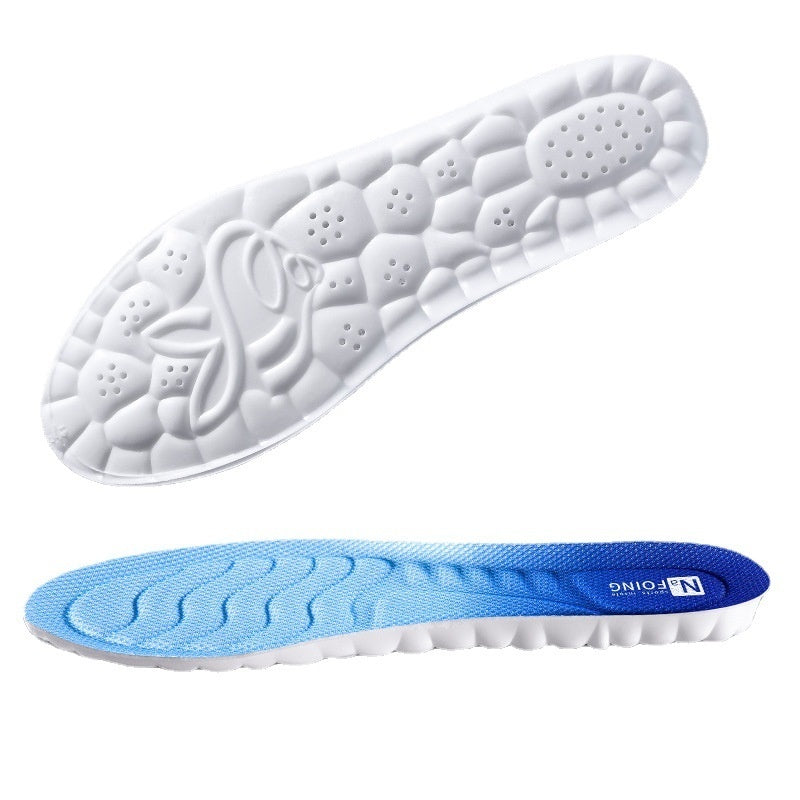 Super Soft Long Standing Arch Support Thickened Shock Absorption Sports Men And Women Running Military Training PU Insole