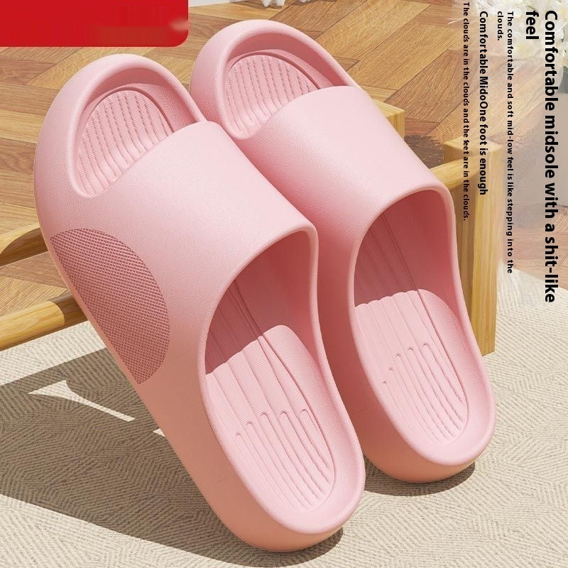 Men's Summer Slip-on Thick-soled Slippers For Outer Wear