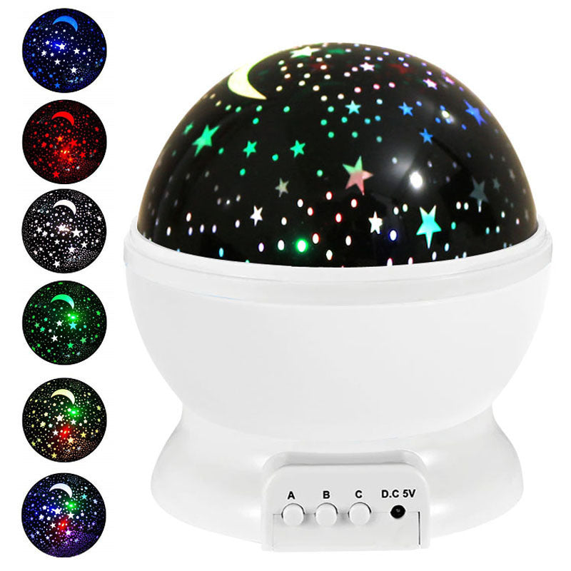 Star Light Projector Dream Rotating Romantic Starry Ball Atmosphere Led Children Night Light Christmas