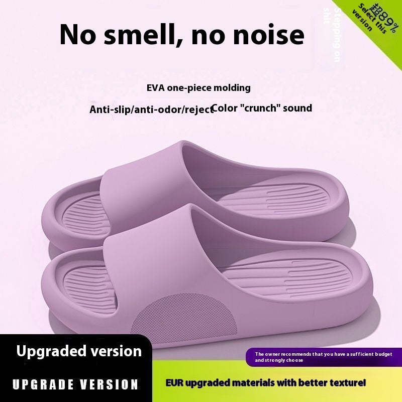 Men's Summer Slip-on Thick-soled Slippers For Outer Wear