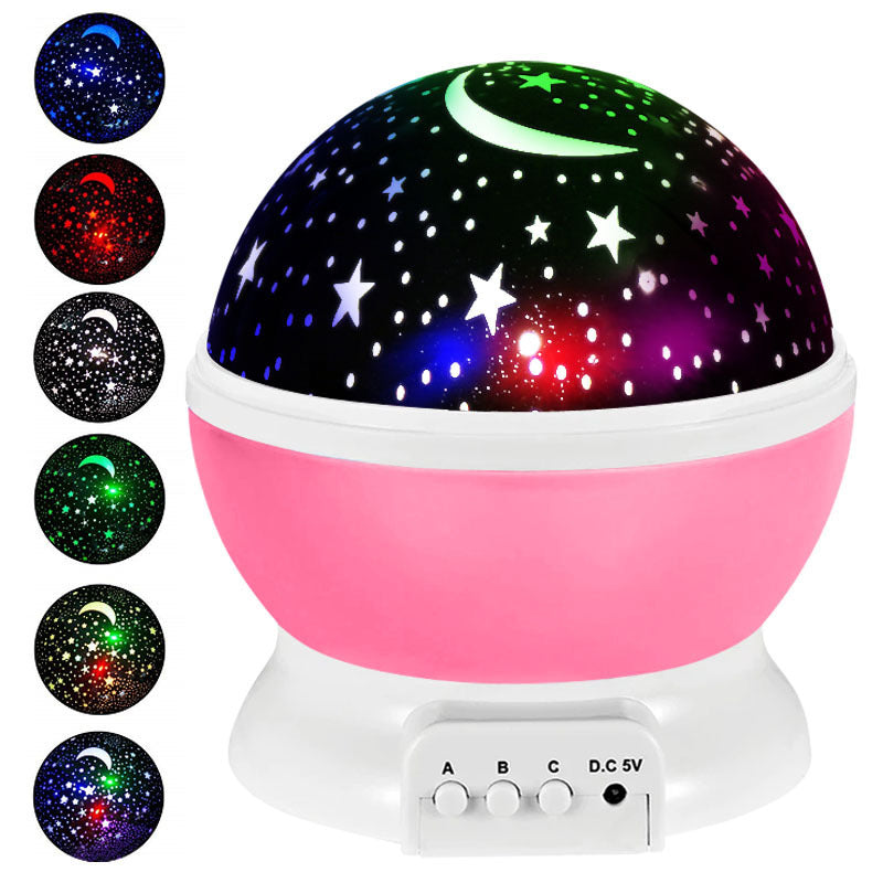 Star Light Projector Dream Rotating Romantic Starry Ball Atmosphere Led Children Night Light Christmas