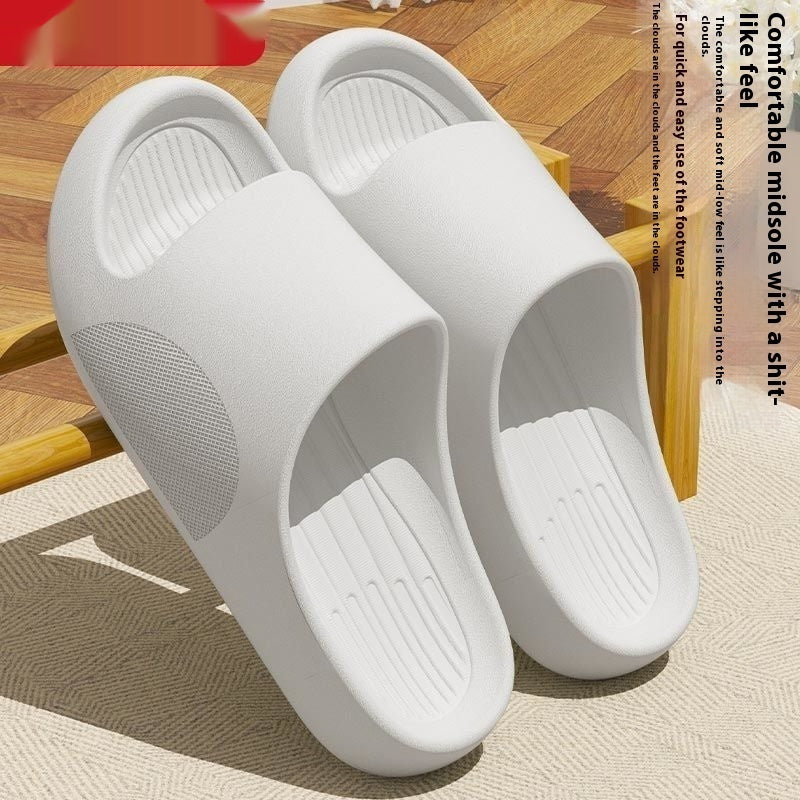 Men's Summer Slip-on Thick-soled Slippers For Outer Wear
