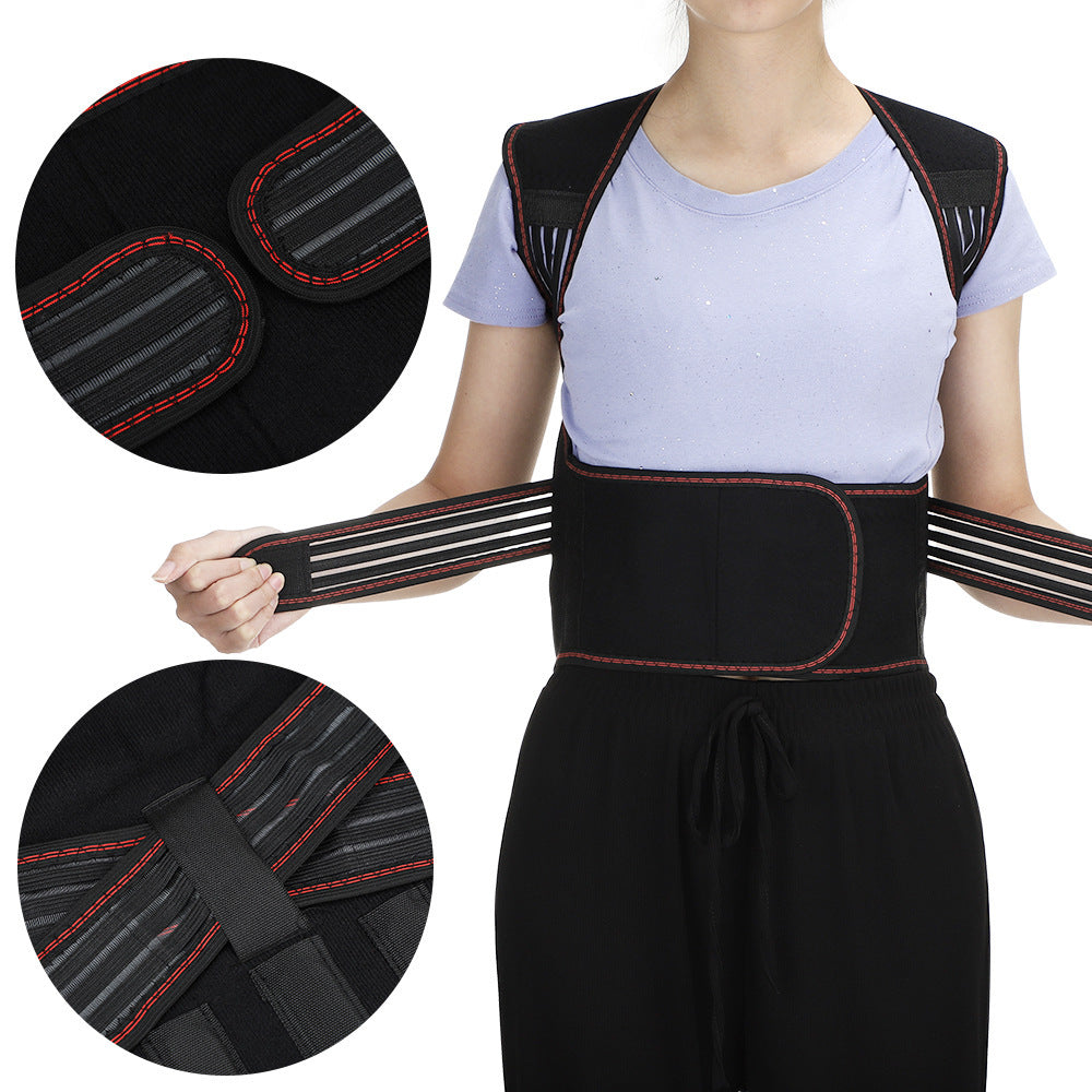 Magneticx Back Support Magnets Heating Therapy Belt Waist Brace Posture Corrector Spine Back Shoulder Lumbar Posture Correction 5.0