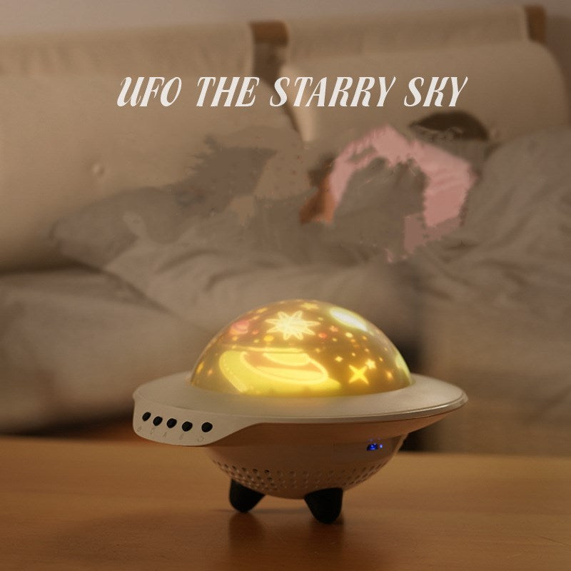 UFO Star Night Light Projector for Kids Creative Toys Stars Projection Lamp Adult Sleep Helper
