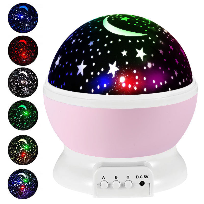 Star Light Projector Dream Rotating Romantic Starry Ball Atmosphere Led Children Night Light Christmas