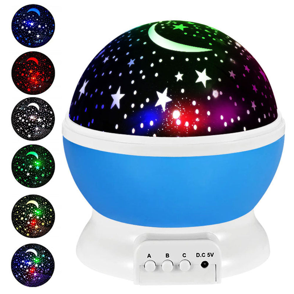 Star Light Projector Dream Rotating Romantic Starry Ball Atmosphere Led Children Night Light Christmas