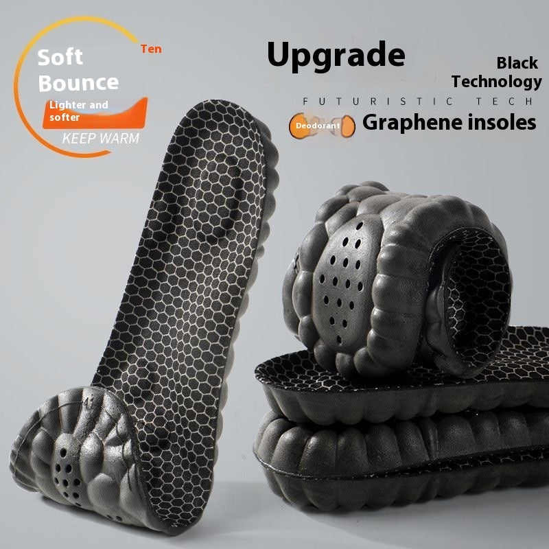 Antibacterial Deodorant Massage Sports Graphene Insole