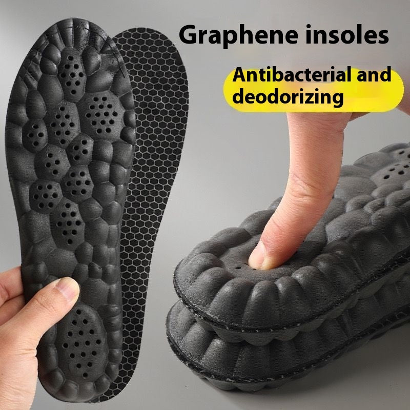 Antibacterial Deodorant Massage Sports Graphene Insole