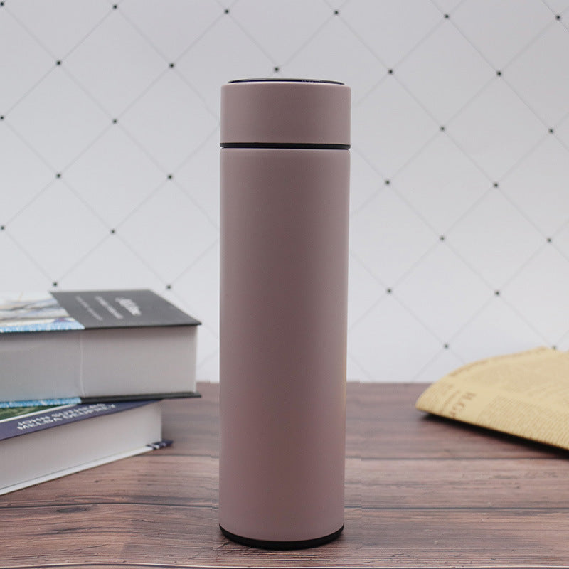 LED touch display temperature water cup