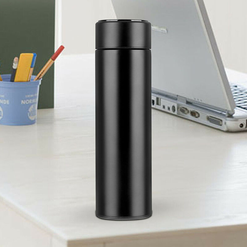 LED touch display temperature water cup