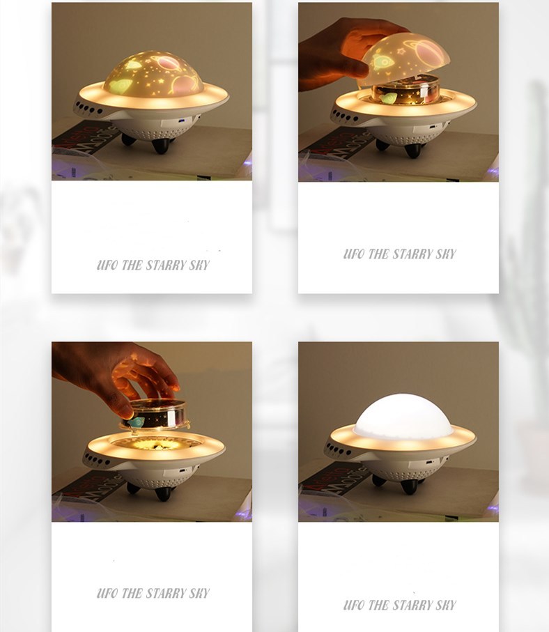 UFO Star Night Light Projector for Kids Creative Toys Stars Projection Lamp Adult Sleep Helper