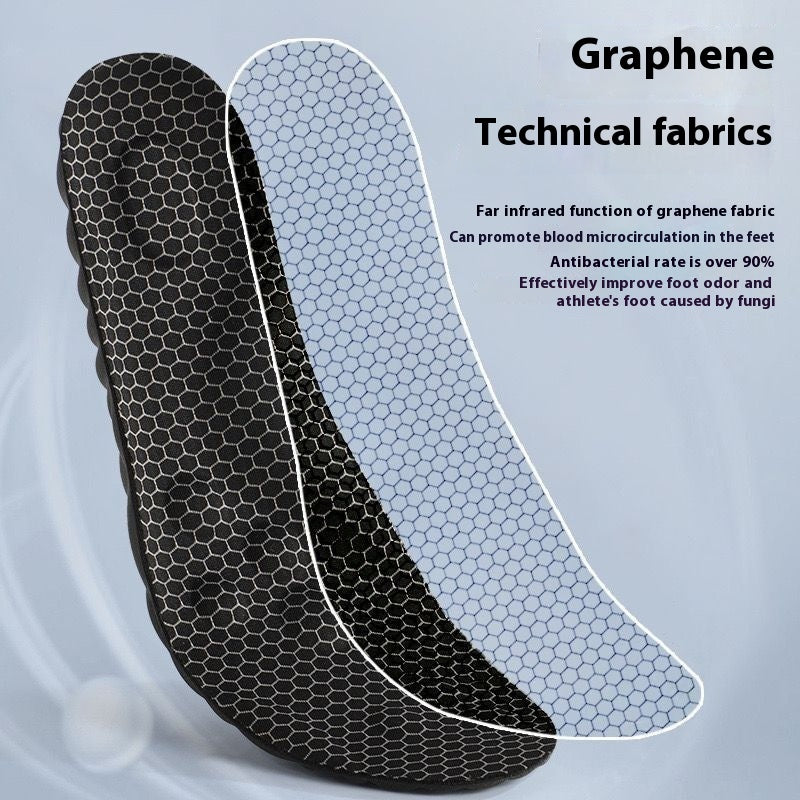 Antibacterial Deodorant Massage Sports Graphene Insole