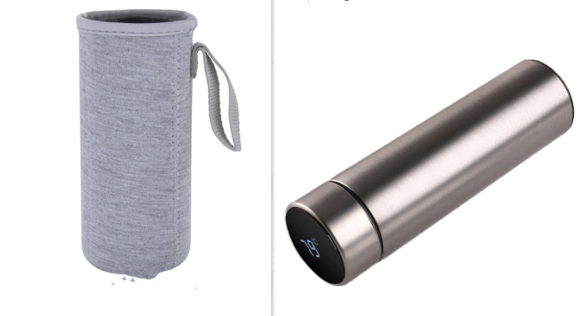 LED touch display temperature water cup