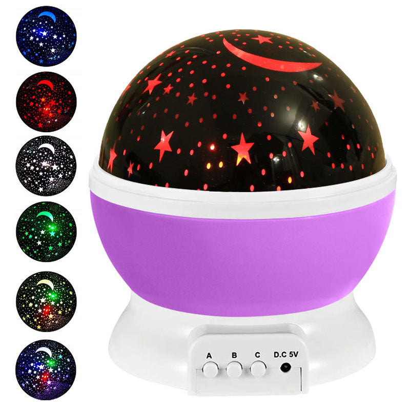 Star Light Projector Dream Rotating Romantic Starry Ball Atmosphere Led Children Night Light Christmas