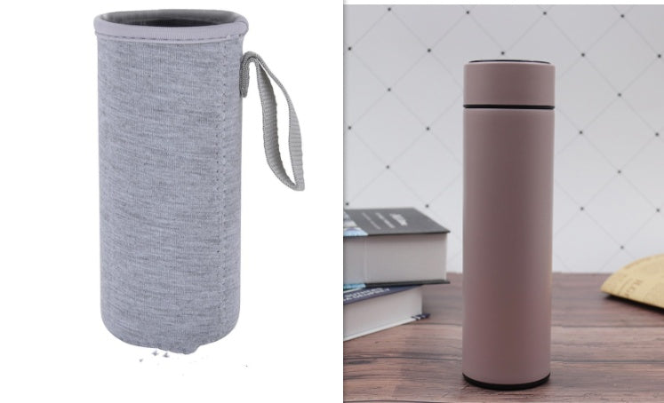 LED touch display temperature water cup