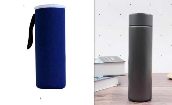 LED touch display temperature water cup