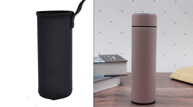 LED touch display temperature water cup