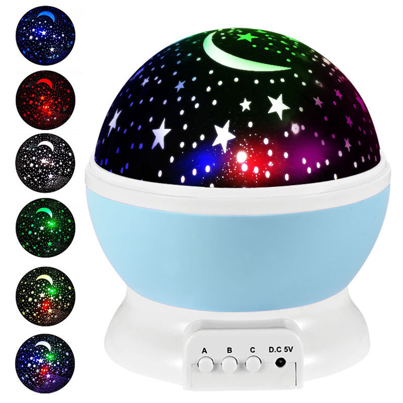 Star Light Projector Dream Rotating Romantic Starry Ball Atmosphere Led Children Night Light Christmas
